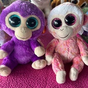 Beanie Boo Plush Animals monkeys